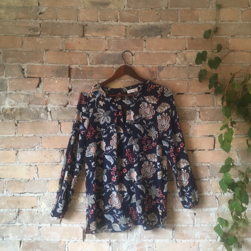 Faith and Joy Floral Blouse
